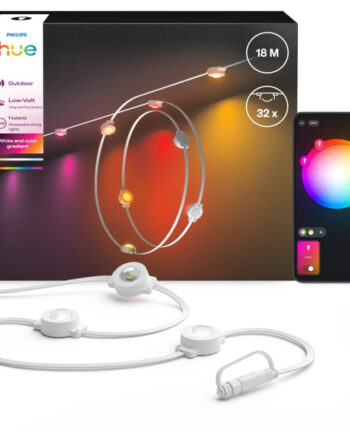 Philips Hue Festavia Permanent Udendørs Lyskæde Hvid 18   Med 32 Lys