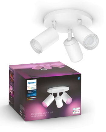 Philips Hue Fugato White And Color Ambiance Spiral Spot Hvid Med   Spots