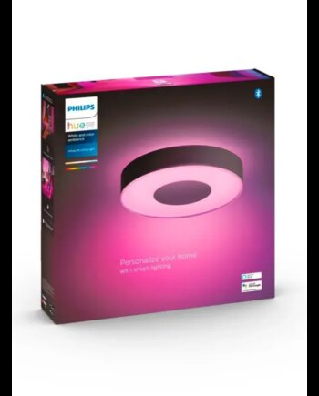 Philips Hue Infuse   Hue Ceiling Lamp Black  White Color Ambience