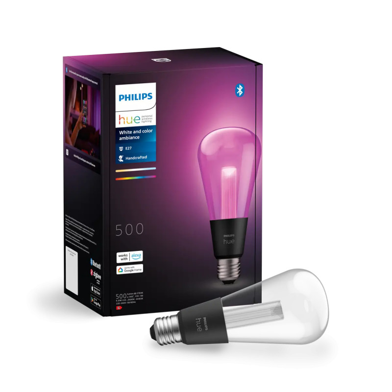 Philips Hue Lightguide Led Edison Pære St72 E27
