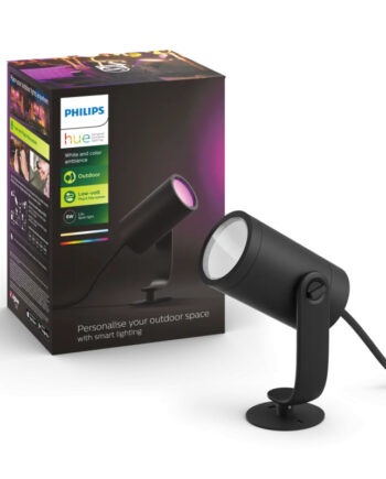 Philips Hue Lily White And Color Ambiance Udendørs Spot Antracit 8w Extension