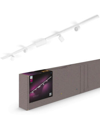 Philips Hue Perifo White And Color Ambiance Loftskinnesæt Hvid Med   Cylinder Spots