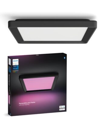 Philips Hue Tento Hue Wca Slim Loftlampe Sq   Sort Loftlampe White Color Ambience