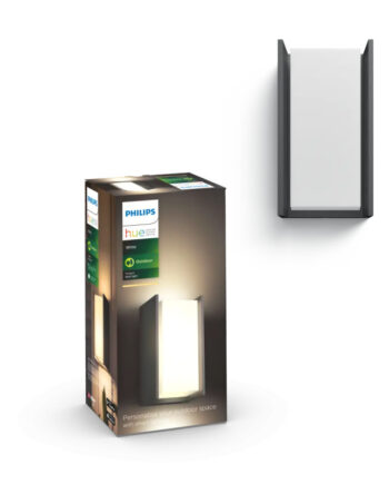 Philips Hue Turaco White Udendørs Væglanterne Antracit 9w