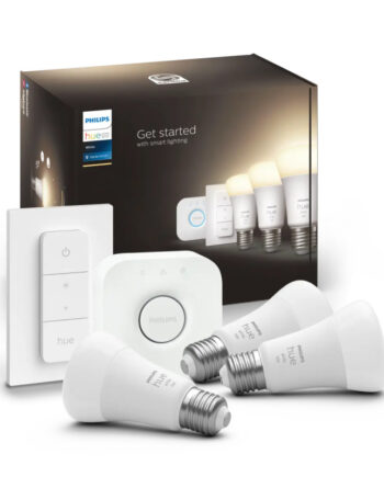 Philips Hue White A60 Led Pære E27 1100 Lm Startsæt  -pak Med Dimmer Switch