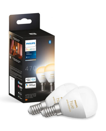Philips Hue White Ambiance Kronepære E14   3w  -pak