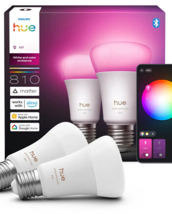 Philips Hue White And Color Ambiance A60 Led Standardpære E27 810 Lm  -pak