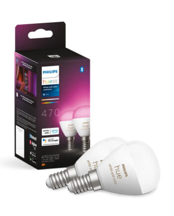 Philips Hue White And Color Ambiance E14 Kronepære   1w Bluetooth  -pak