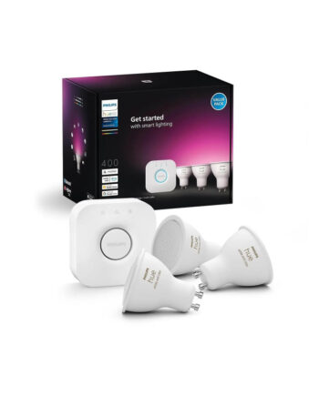 Philips Hue White And Color Ambiance Gu10 Startsæt   2w  -pak