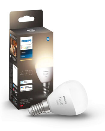 Philips Hue White P45 Kronepære E14 40w Bluetooth  -pak