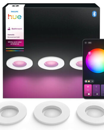 Philips Hue Xamento White And Color Ambiance Indbygningsspot Hvid 3x4 2w  -pak