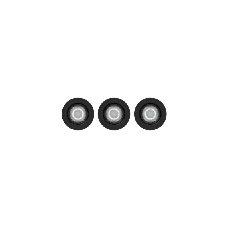 Philips Impala Funktionel Downlight Led Indbygningsspots   Sort Wgdim Sl264 Rd 068 6w 27k Bl 3pk