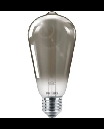 Philips Led Classic  Filament 15w Dråbe   E27  Smoky  Ikke Dæmpbar   Stk 8718699657598