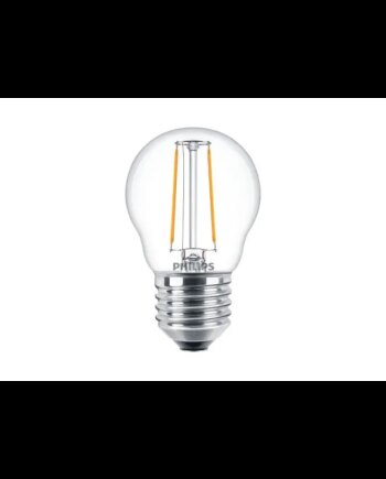 Philips Ledclassic Krone Filament  25w  E27  Varm Hvid  Klar Ikke Dæmpbar   -stk  8718699665425