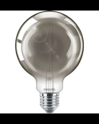Philips Led Classic  Filament 15w Globe   E27  Smoky  Ikke Dæmpbar   Stk 8718699657635
