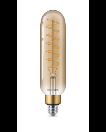 Philips Led Classic Giant Filament 40w Stort Rør   E27  Guld  Dæmpbar   Stk 8718696803516