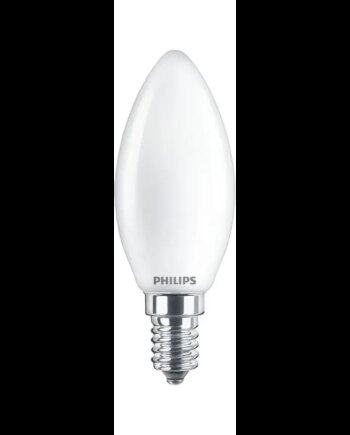Philips Ledclassic Kerte  40w  E14  Varm Hvid  Mat Ikke Dæmpbar   -stk  8718699664848