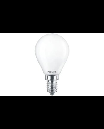 Philips Led Glas Krone  60w  E14  Varm Hvid  Mat Ikke Dæmpbar    Stk 8718699648848