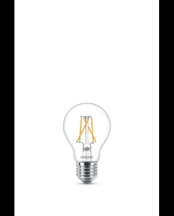 Philips Led 60w Sceneswitch Standard Filament  Varm Hvid  Klar    Skift E27   Stk 8718696743096