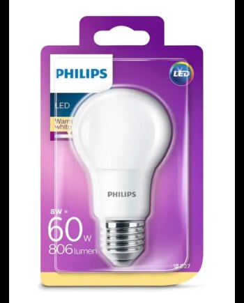Philips Led 60w A60 E27 Ww 230v Fr Nd Srt4