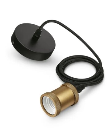 Philips Modern Cord Pendant Gold 1x60w 230v 8718696167779
