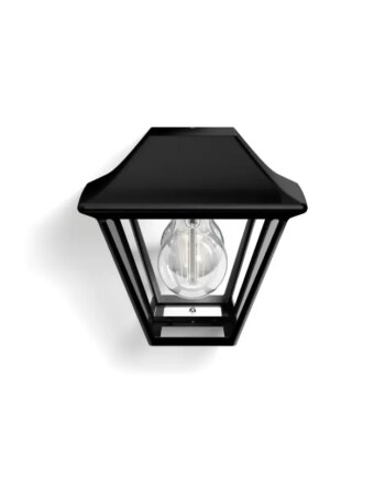 Philips Mygarden Alpenglow Væg Lanterne Sort 1x42w 230v 8718696158142