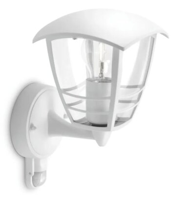 Philips Mygarden Creek Væg Lanterne Hvid 1x60w 230v 8718291443612
