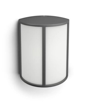 Philips Mygarden Stock Væg Lanterne Antrasit 1x6w 230v 8718696131305