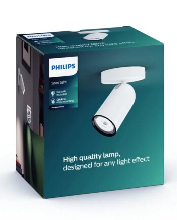 Philips Myliving Pongee Single Spot Hvid 1xnw 8718696164761