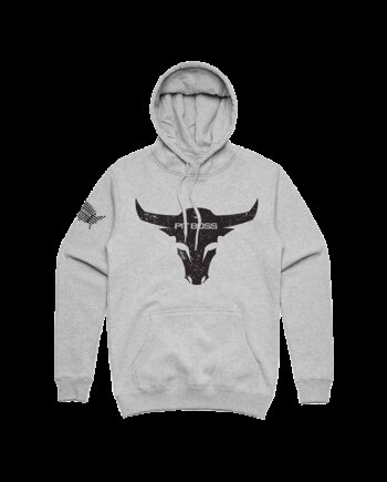 Pitboss Bull Hoody  Grey Heather Men 40559