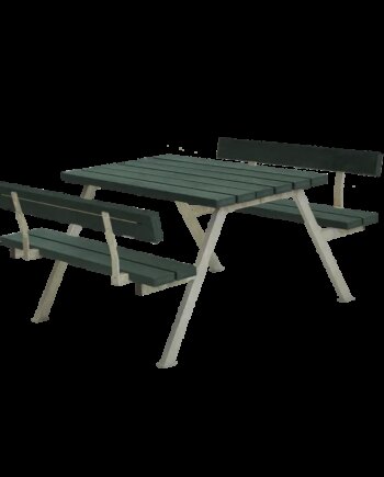 Plus Alpha Bord Bænkesæt     Ryglæn 118 Cm Retex Grøn 187512-31