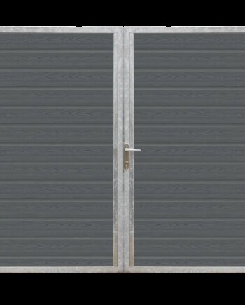 Plus Artura Dobbeltlåge Hi 197ã 175 Cm   16 Cm Galvaniserede Stålstolper   17594-