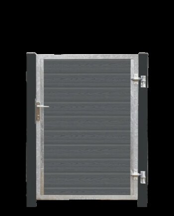 Plus Artura Kompositlåge Højre 99ã 135 Cm   16 Cm Gråsorte Stolper 17272-21