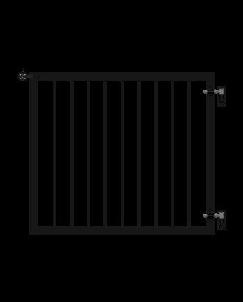Plus Basic Enkeltlåge 100ã 85 Cm Sort 17558-15