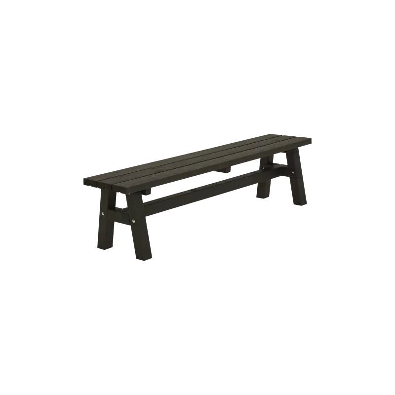 Plus Country Plankebænk 177 Cm Sort