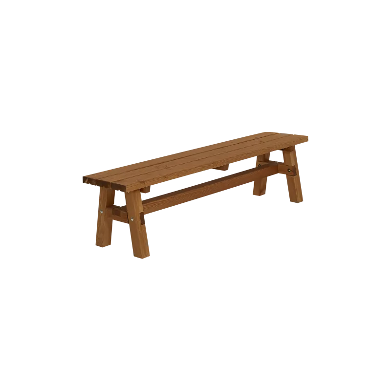Plus Country Plankebænk 177 Cm Teak