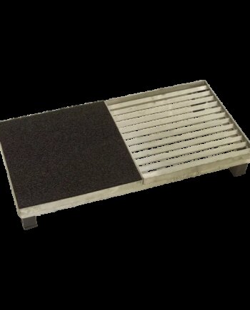 Plus Cubic Rist Inkl  Måtte   Stålramme   Stillesko   5cm   40 Cm     40 Cm Sort