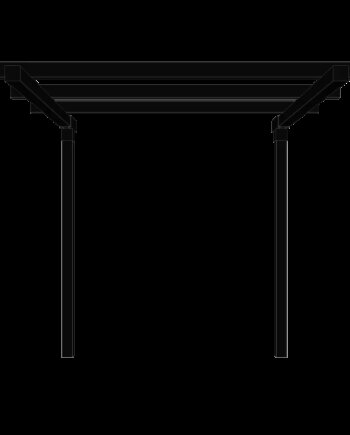 Plus Dobbelt Pergola   Modul Forlænger 188x238x226 179095-15