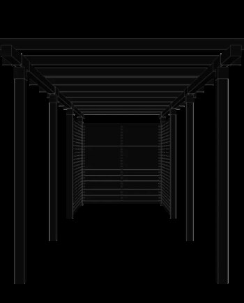 Plus Dobbelt Pergola   Moduler Inkl  Tokyo Hegn 664x238x218 179099-15