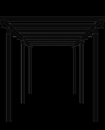 Plus Dobbelt Pergola   Moduler 476x238x226 179094-15