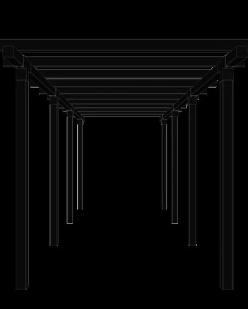 Plus Dobbelt Pergola   Moduler 664x238x226 179093-15