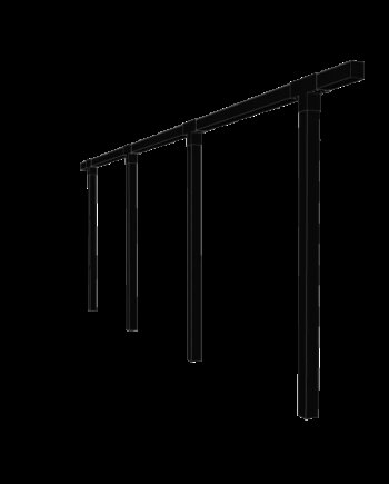 Plus Enkelt Pergola   Moduler 664x9x218 179090-15