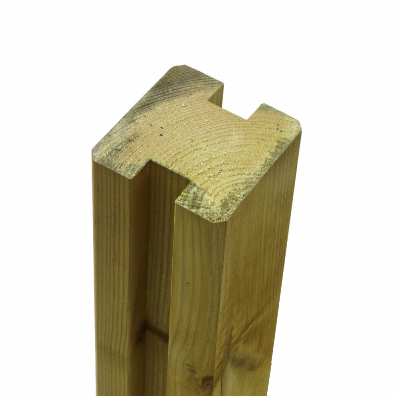 Plus Krydsskåret Profilstolpe Spor 9ã 9ã 268 Cm Pefc 27748-