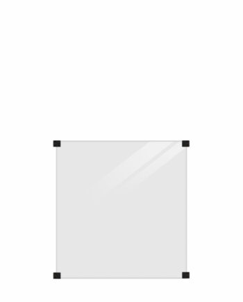 Plus Lamineret Glashegn Røgfarvet Gråsort 90ã 91 Cm 175499-