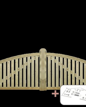 Plus Ligno Dobbeltlåge Inkl  Beslag 300x88 118 Cm 136150-