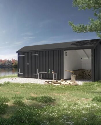 Plus Multihus  -moduler Med Dobbeltdør 15   Mâ  Ubehandlet 167591-