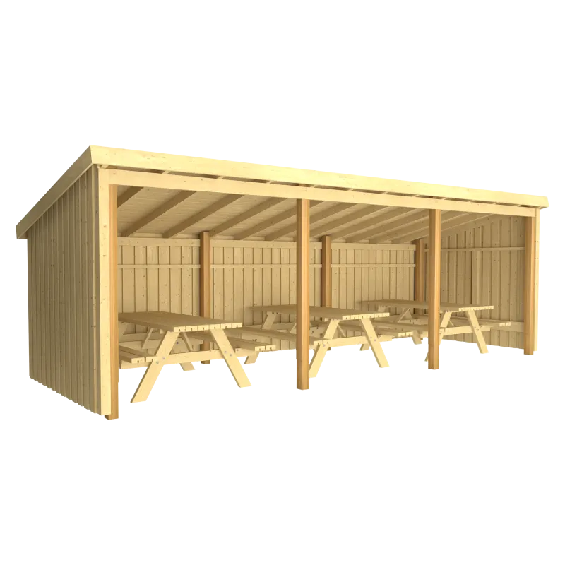 Plus Nordic Madpakkehus 14 Mâ     Moduler  Udv  Grundmål: Bxlxh 635x218x169 220 Cm 168594-