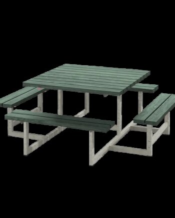 Plus Picnic Bord Bænkesæt 200 Cm Retex Grøn 188810-31