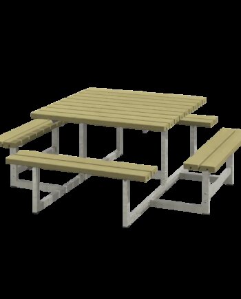 Plus Picnic Bord Bænkesæt 200 Cm Trykimprægneret 188810-