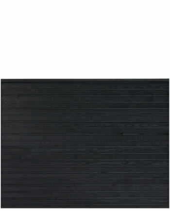 Plus Plank Byg-selv Plankeværk 174x129cm Grundmalet Sort 17773-15